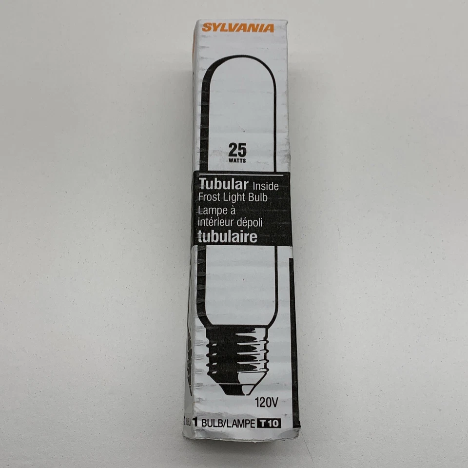 (3-Pack) Sylvania 25T10/IF Tubular Appliance 25W Lamp Light Bulb Frost 120V E26 - Image 4 of 4