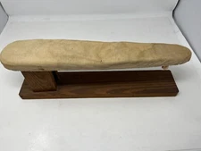 OLD WOODEN SMALL TABLE TOP IRONING BOARD