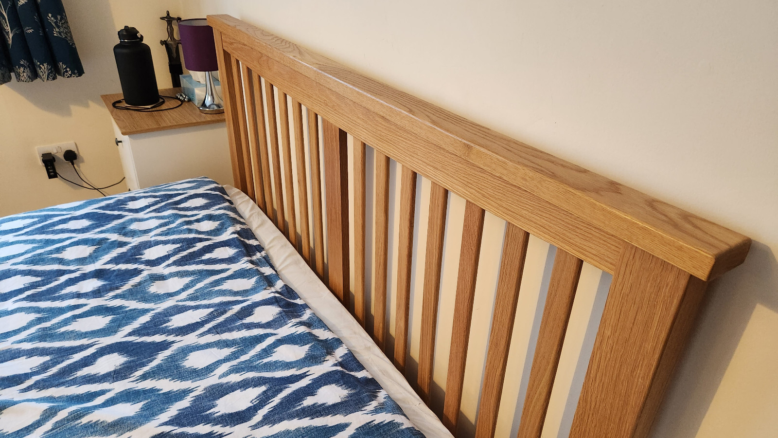 King Size Vaneer Wooden / Wood Bed Frame (Collection from London) eBay