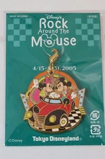 Tokyo Disney Resort Event Pin Charm ROCK Around The MOUSE 2005 TDR JAPAN