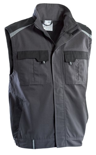 Gilet smanicato uomo donna giubbino lavoro con tasche multitasche senza  maniche | eBay