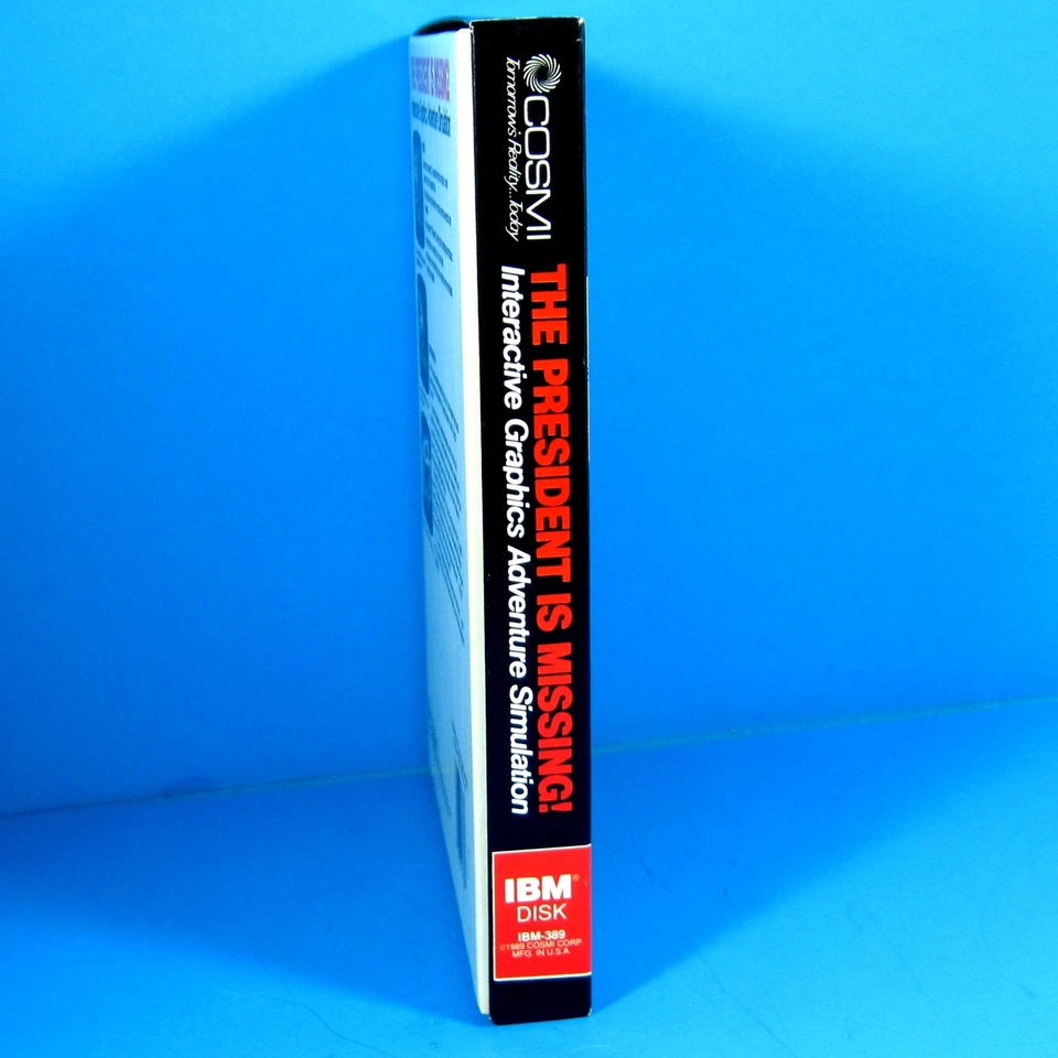 The President Is Missing pc game 3.5" disk - Image 4 of 4