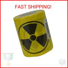 Fairly Odd Novelties Toxic Nuclear Novelty Toilet Paper, Yellow