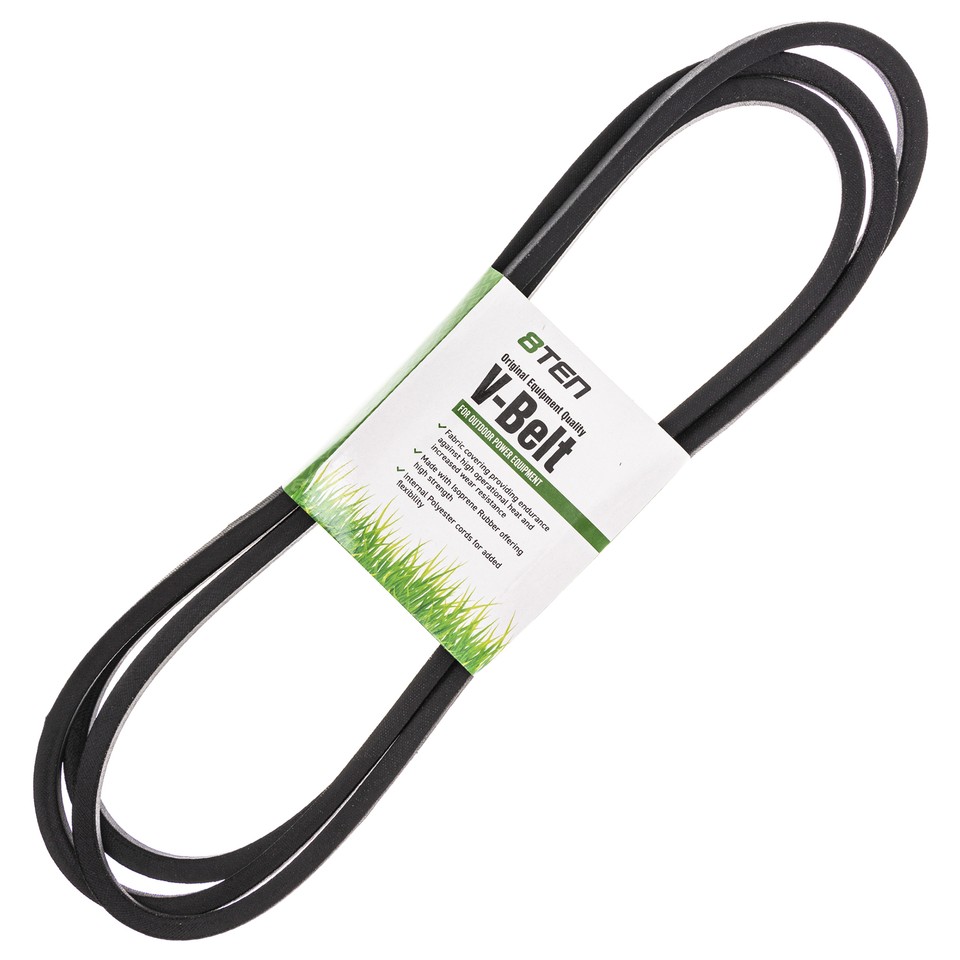 8TEN Drive Belt For Cub Cadet, Troy Bilt & MTD Lawn Tractors - 1/2 X 131 1/4 Inch