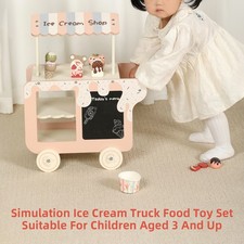 Simulation Ice Cream Truck Food Toy Set Suitable Fit For Children Aged 3 And Up
