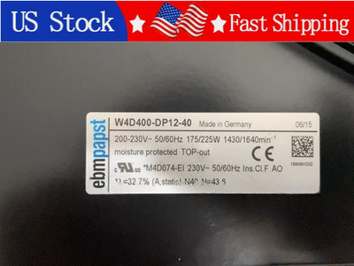 W4D400-DP12-40 1PCS New Ebmpapst W4D400-DP12-40 200-230V Cooling Fan  Fast ship