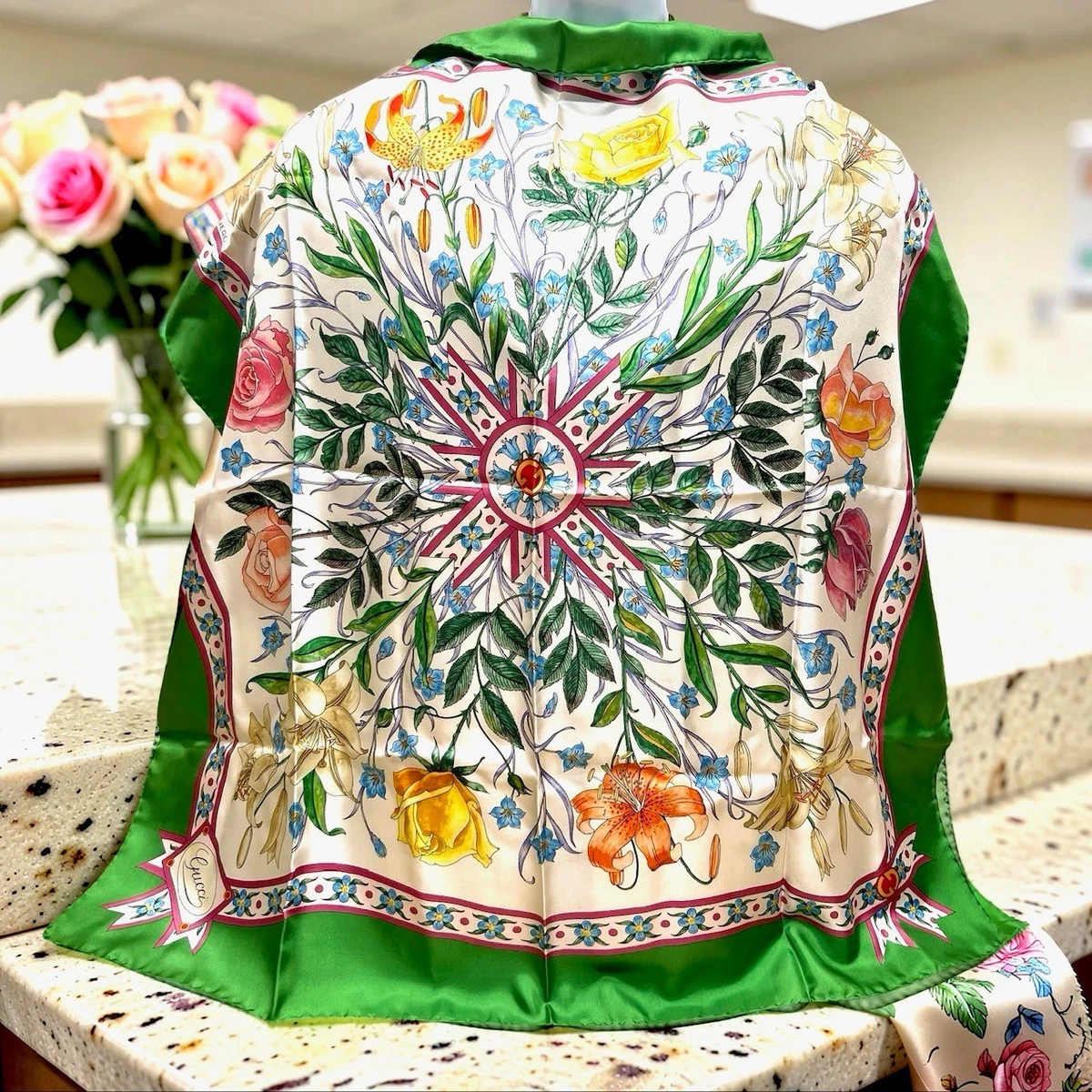 Gucci Silk Scarves & Wraps for Women with Vintage for sale | eBay