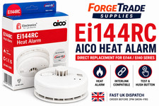 Ei144RC Aico Heat Alarm Mains Interlinked 9V Battery Backup