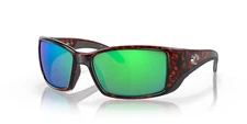 Costa Del Mar BLACKFIN POLARIZED Sunglasses Tortoise W/ Green Mirror 580P Lens