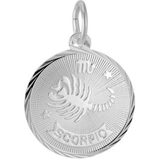 Scorpio Constellation Charm - Metal - Sterling Silver