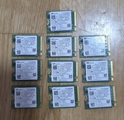 10 x SK hynix BC511 512GB, NVMe PCIe, M.2 2230 Internal SSD (HFM512GD3GX01 3N)