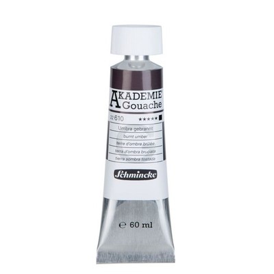 (97,50 /L) AKADEMIE Gouache 610 umbra gebrannt Schmincke 60 ml Tube