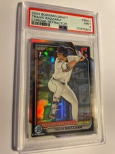 2024 Bowman Draft Travis Bazzana Guardians-CHROME REFRACTOR MINT 9