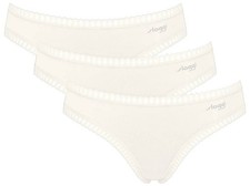 Sloggi Womens 3 Pack GO Crush Mini Briefs - Silk White