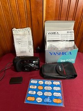 Yashica EZs Zoom 70 Point Shoot 35mm Film Camera 35-70mm FLASH ZOOM TESTED