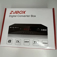 ZJBOX Digital Converter Box – 1080p HDMI Output, TV Tuner, USB Media Playback