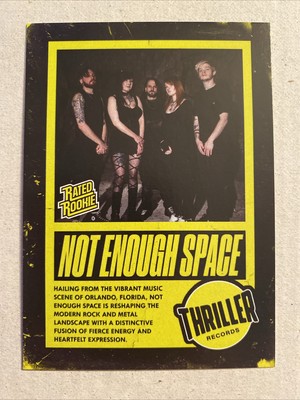 Not Enough Space Thriller Records Series 2 Card Rookie Official