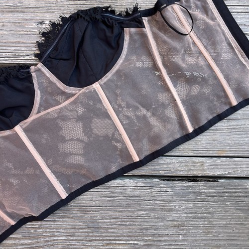 Express Black Lace Bustier Size 2 New NWT - Picture 5 of 7