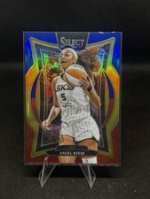 2025 Panini Select WNBA Concourse Angel Reese Red & Blue Prizm /399 Chicago Sky