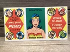 Wonder Woman Rock N Roll Singer Dunce 1966 Topps Comic Book Foldees #33 Vintage
