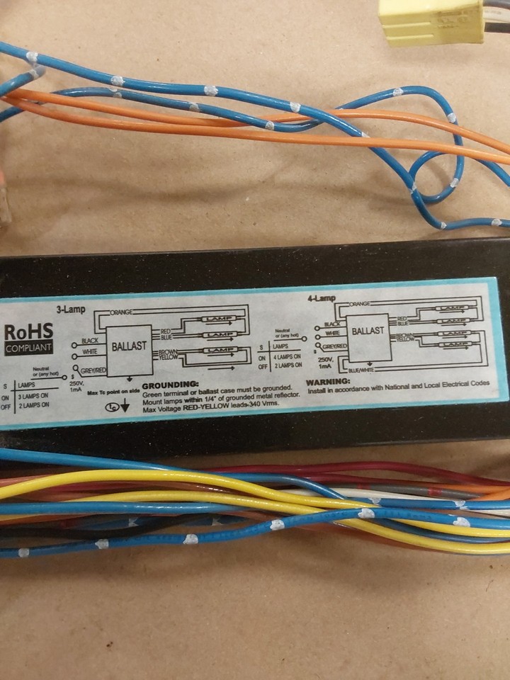 Philips ICN-4S54-90C-2LS-G 120-277V Ballast **Free Shipping** M33 ...