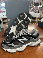 NEW BALANCE 9060 Men 13.5 BLACK GRAY WHITE Mesh / Suede NEW NO LID Box U9060JBD