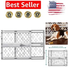 North States Paws 23" Tall Dog Gate: Portable, Expandable 26-40" Safety Solution