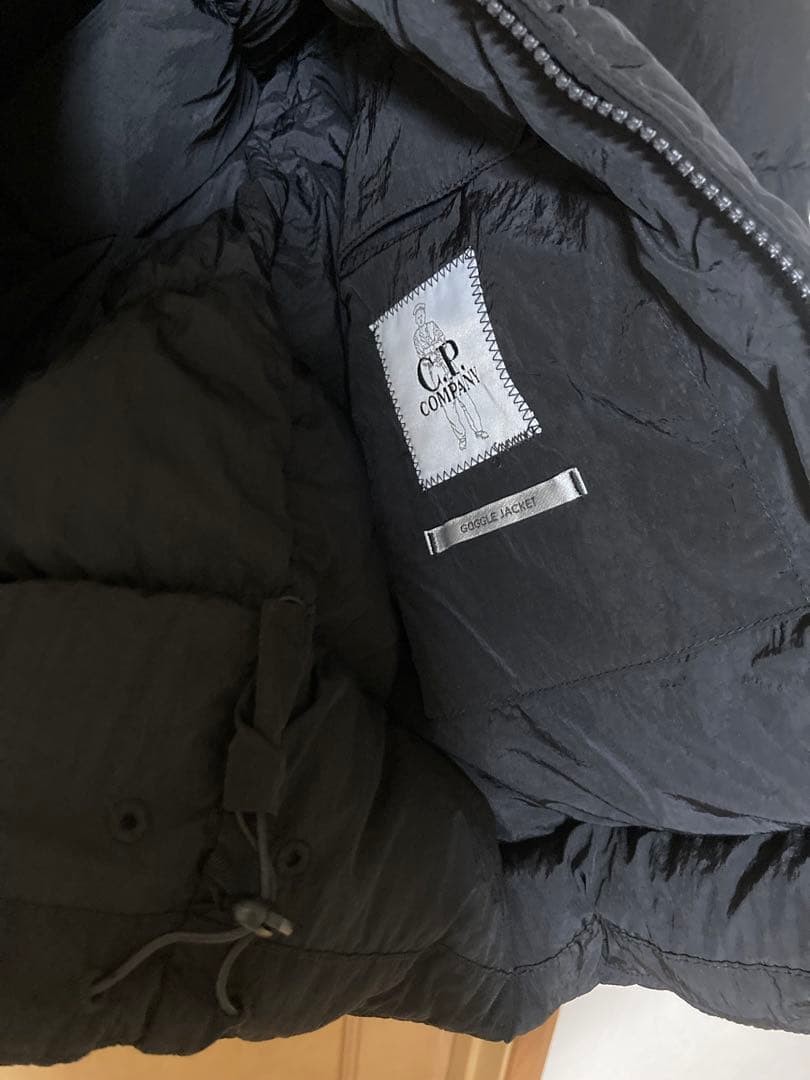 C.P. Company down jacket goggles black XL nylon thumbnail 6