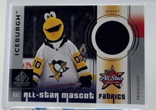 2024-25 Upper Deck SP Game Used All-Star Mascot Fabrics Iceburgh Pittsburgh