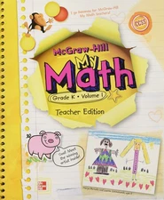 My Math, Grade K Vol. 1, Teacher's Edition, CCSS Common Core State Standards by,