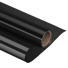 35.4 Inch x 6.6 ft Decorative Window Privacy Film Glass Sticker Black