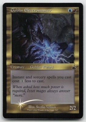 Goblin Electromancer (Retro Frame) Foil Ravnica Remastered 367 C NM MTG