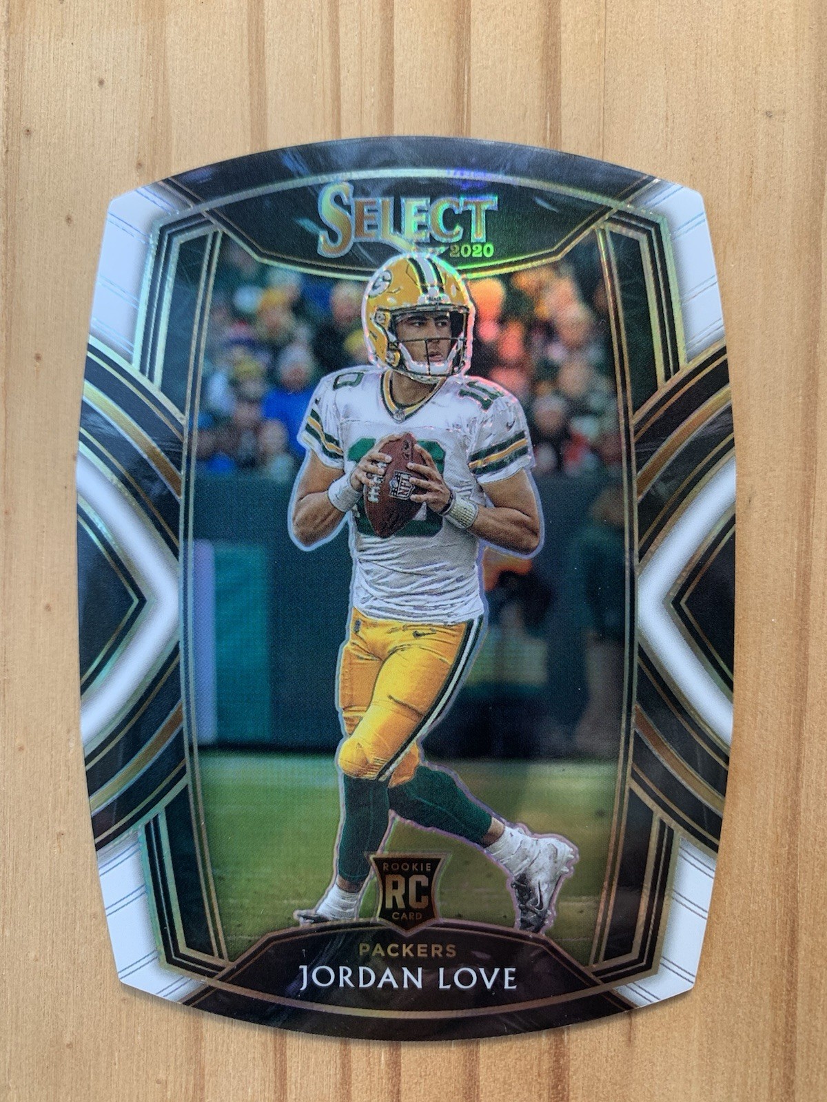 Jordan Love White Prizm Die Cut #247