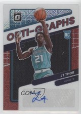 2021 Panini Donruss Optic Opti-Graphs Choice Prizm JT Thor Rookie Auto RC 0ud4