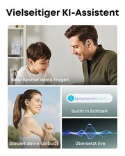 SOUNDCORE BY ANKER AeroFit 2 AI, On-ear Kopfhörer Bluetooth Grün – Bild 2