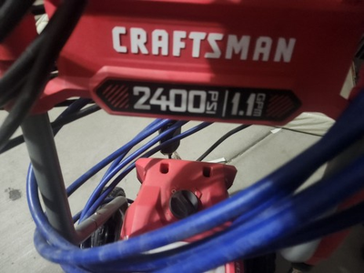 #ad Craftsman 2400 PSI 1.1 GPM Corded Electric Cold Water Pressure Washer Red Black $120.00