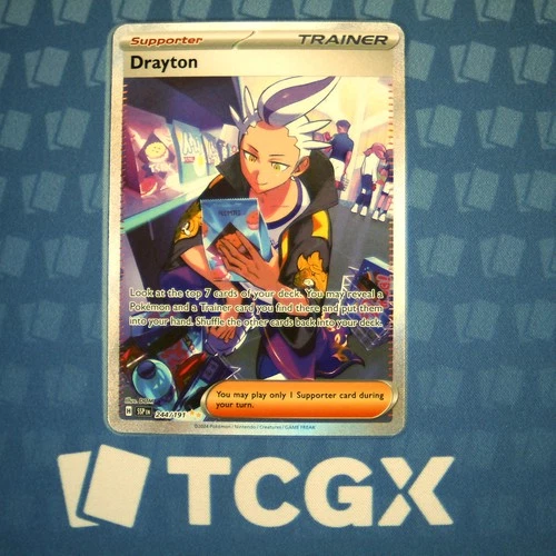 Pokemon - Drayton - 244/191 - SV08: Surging Sparks - Holo