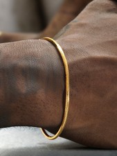 Men/women's Hip-hop Popular Steel Square Bead Bracelet High Sense Bracelet