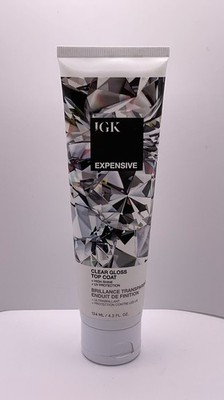 IGK Expensive Clear Gloss Top Coat ~ 4.2 oz Each ~ New & Sealed