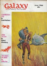GALAXY SCIENCE FICTION, JUNE 1966, CLASSIC OLD SCIENCE FICTION DIGEST!!!