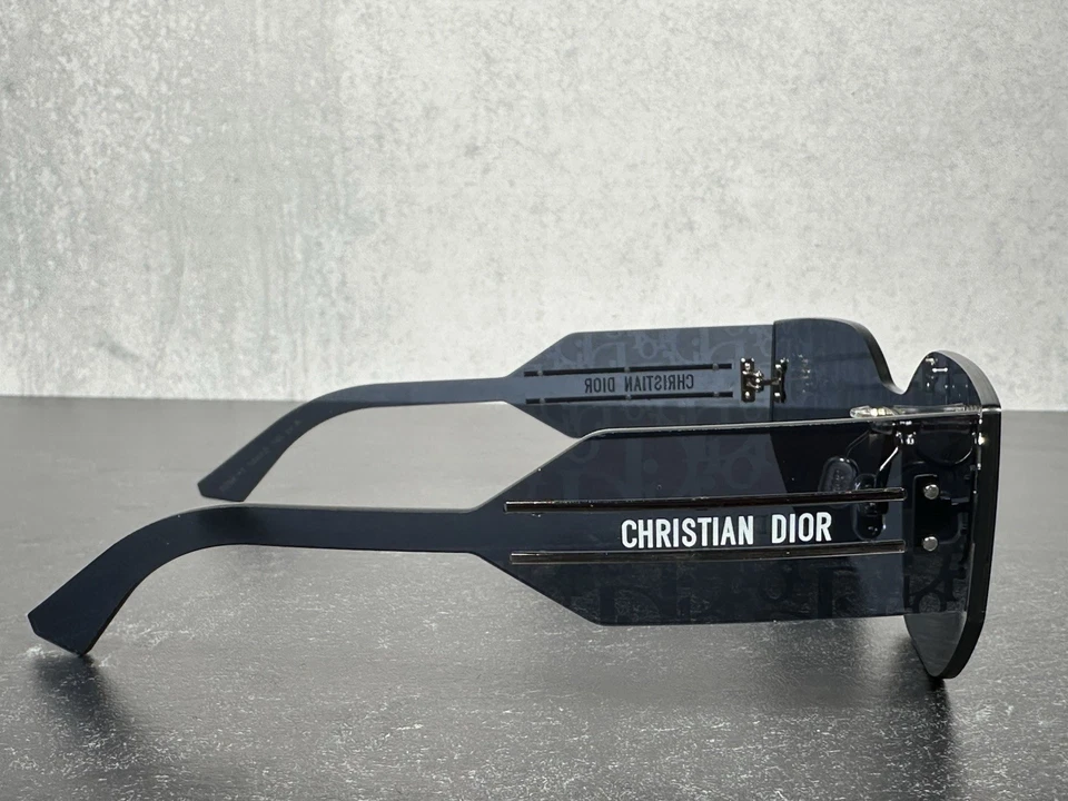 CHRISTIAN DIOR DIORCLUB M6U SUNGLASSES BLUE OBLIQUE PATTERN LENS! SHIPS TODAY! - Image 4 of 4