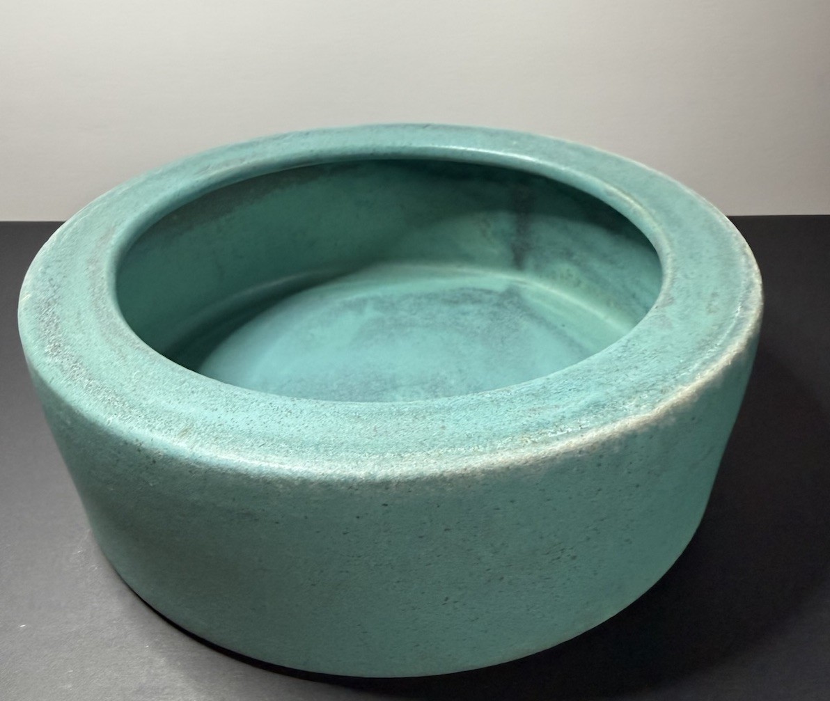West Elm Planter - Ceramic Pottery Turquoise Matte Glaze 8 Rustic  Farmhouse | eBay