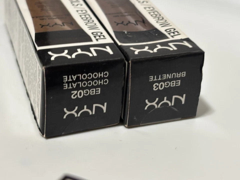 2 Pack NYX Cosmetics Eyebrow Gel EBG02 - Chocolate & EBG03 Brunette - Image 3 of 4