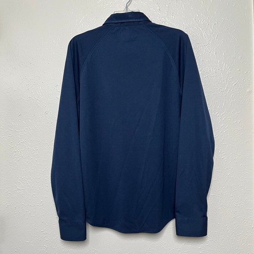 Ministry of Supply Shirt Mens M Blue Apollo Long Sleeve Performance - Picture 3 of 15