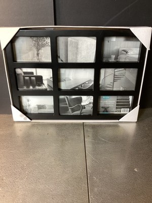 Target Home Essentials 9-Opening Collage Frame Black 4  x 6  New in Box