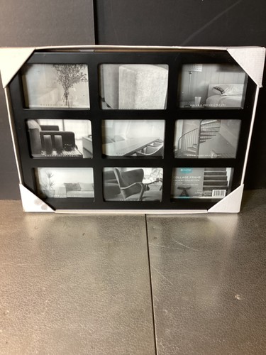 Target Home Essentials 9-Opening Collage Frame Black 4” x 6” New in Box