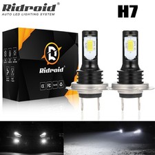 2x H7 Led Headlight Bulb Kit High Low Beam 80000lm Super Bright 6500k White