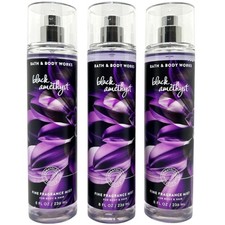 LOT of 3 Bath  Body Works BLACK AMETHYST 8 oz each Fine Fragrance Mist