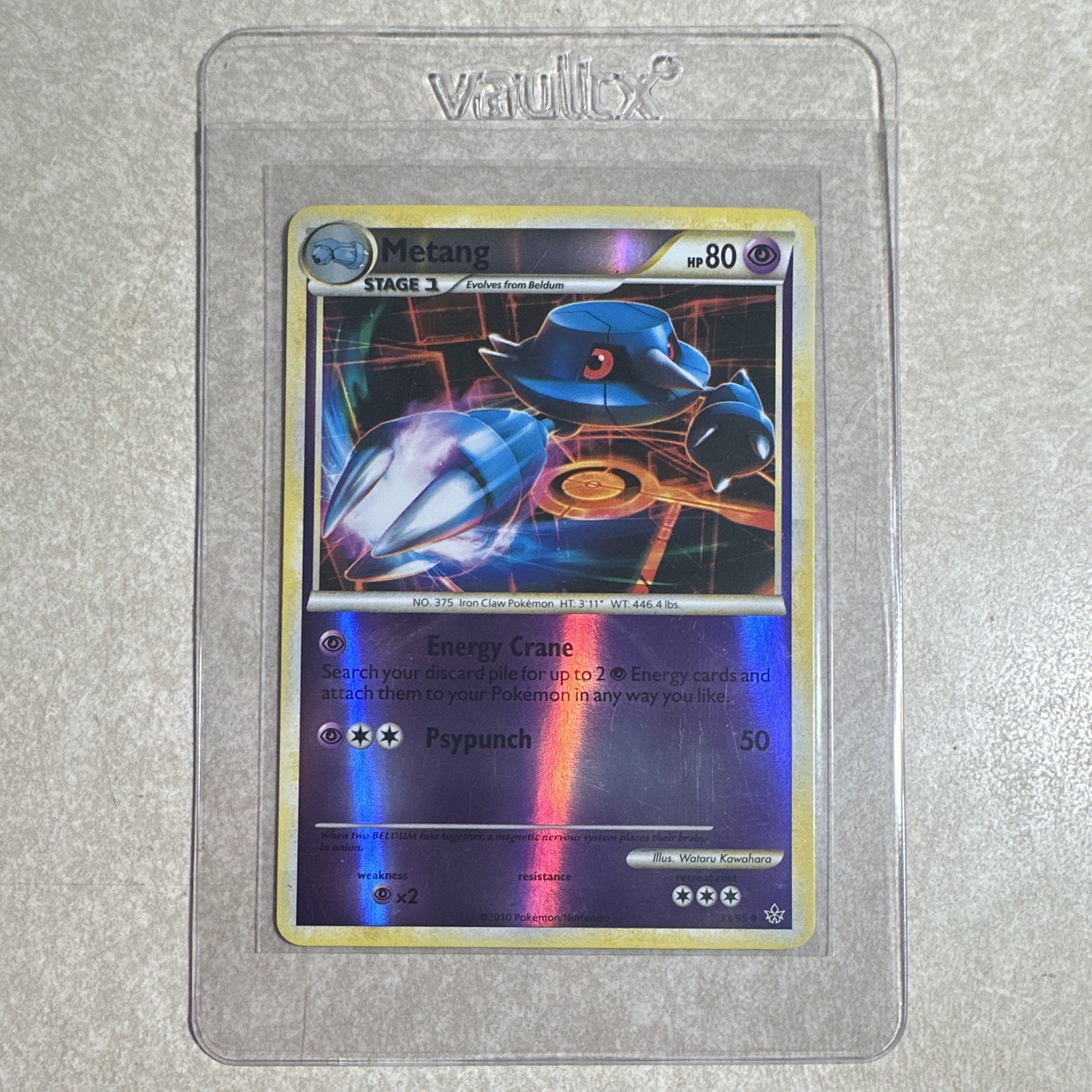 Pokémon TCG Metang Unleashed 73/95 Reverse Holo
