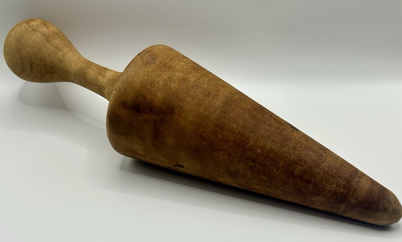Primitive Wooden Pestle/Hand Masher Tool, Brown, Medium (Up to 30in.)